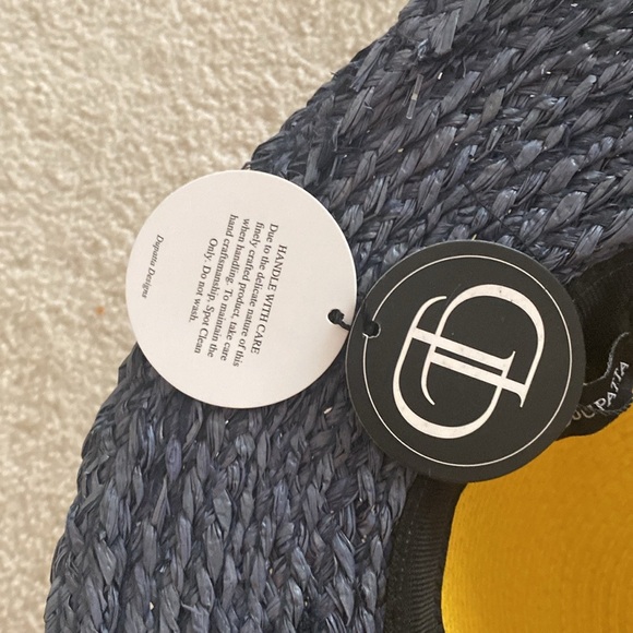 Dupatta Ukraine straw hat  NWT - Picture 7 of 11